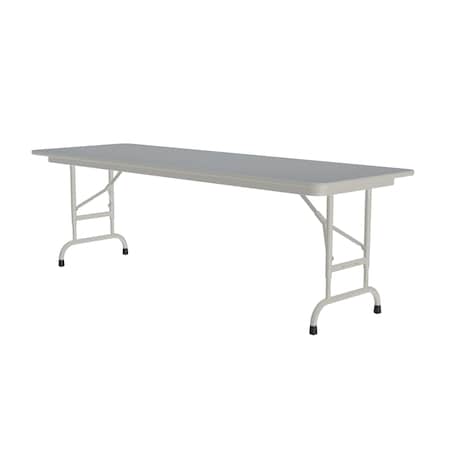 Correll CFA Adjustable TFL Folding Tables 24x60 Gray Granite CFA2460TF-15